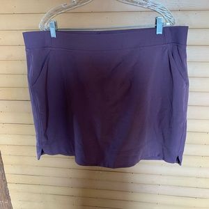Purple active skirt